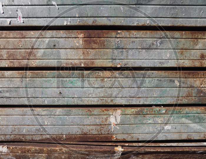 Grey Rusted Steel Metal Texture Background