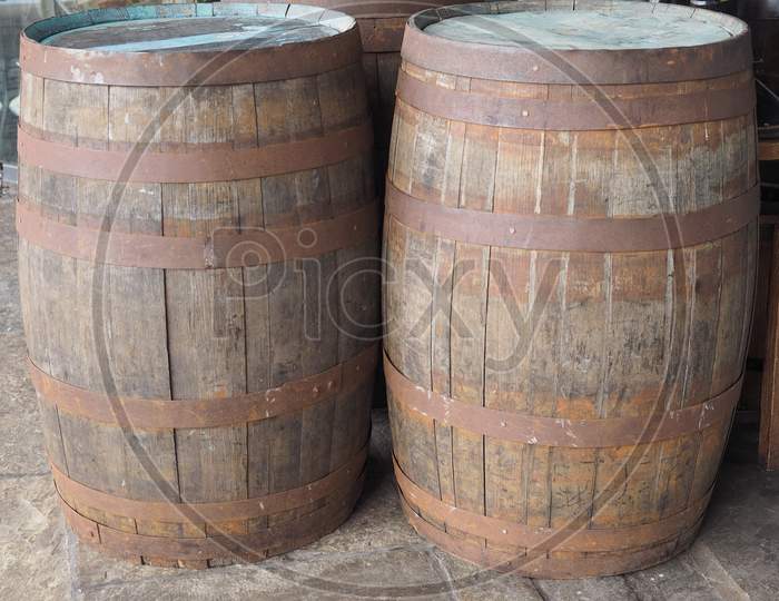 Barrel Cask For Wine Or Beer