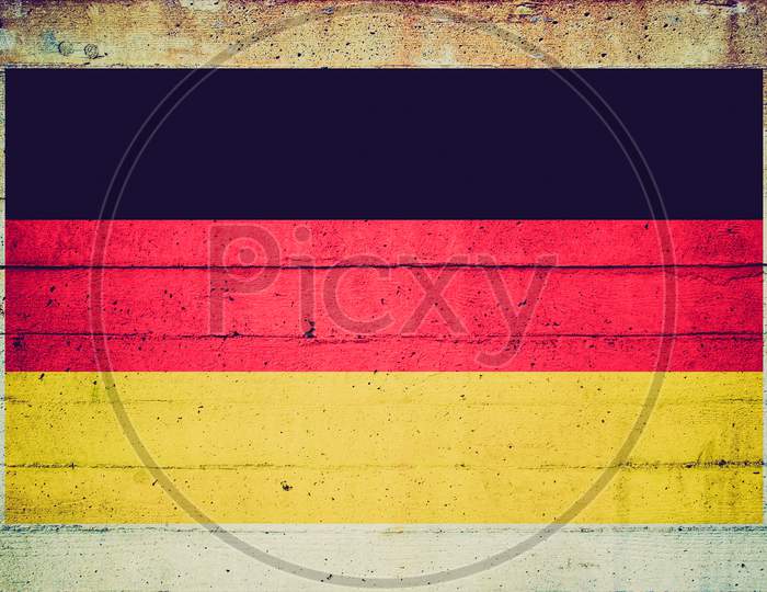 Retro Look German Flag