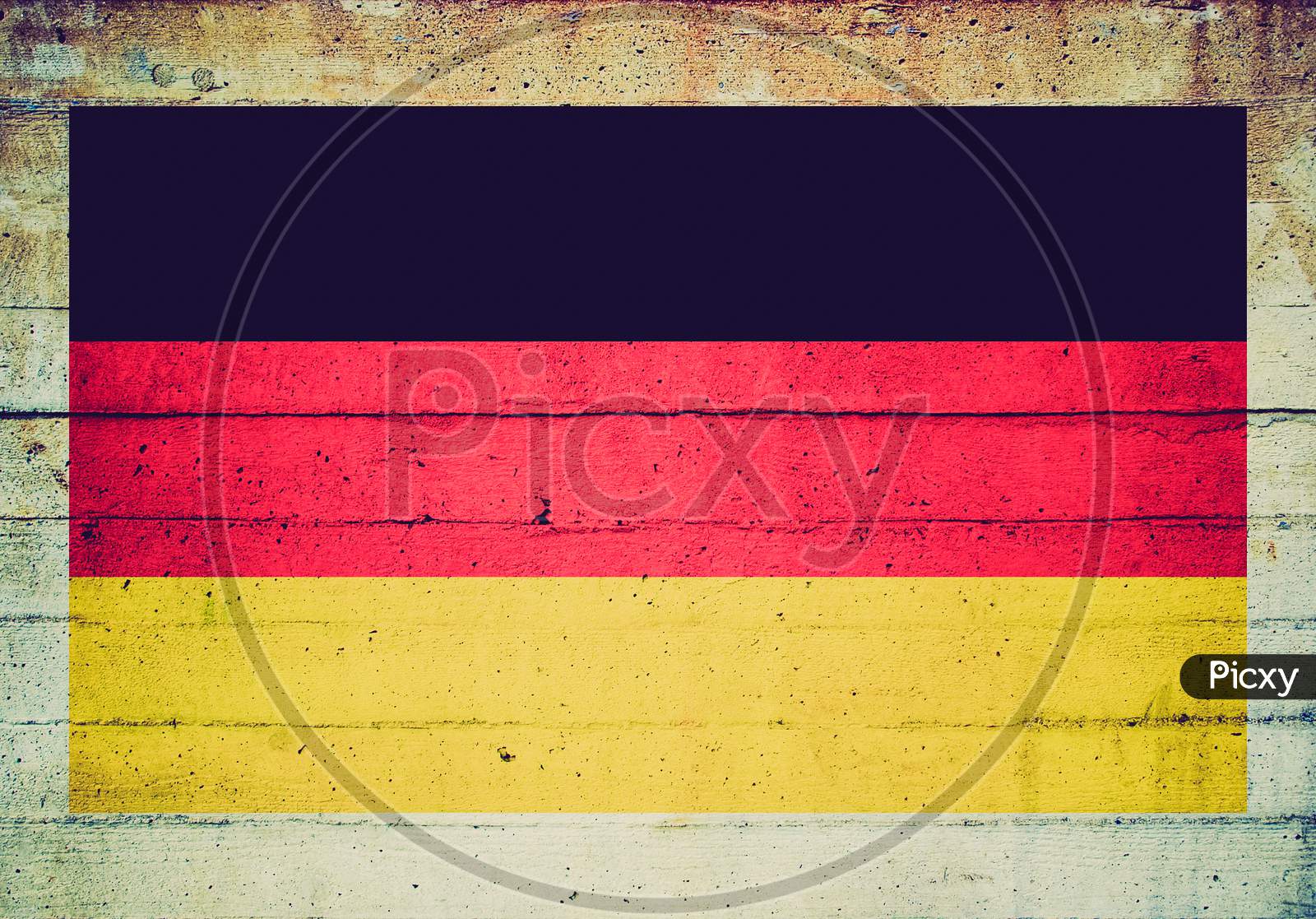 Retro Look German Flag