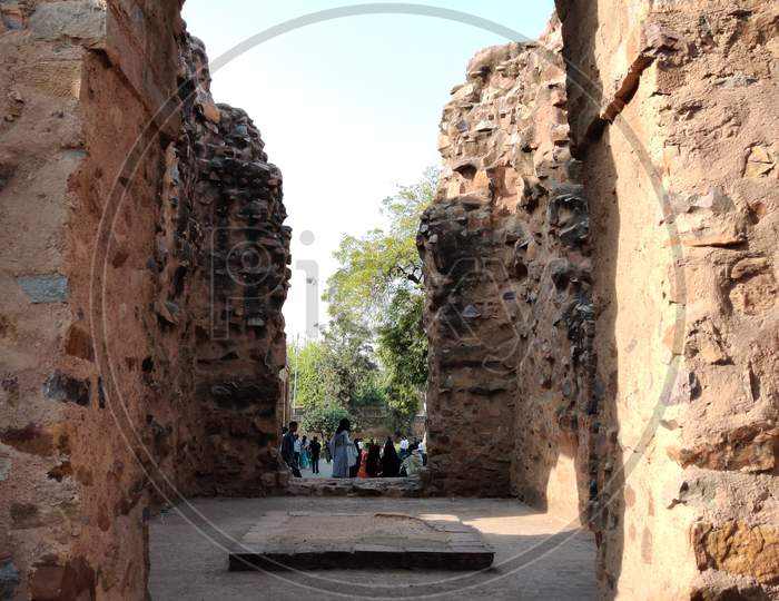 Photos of inside qutub minar