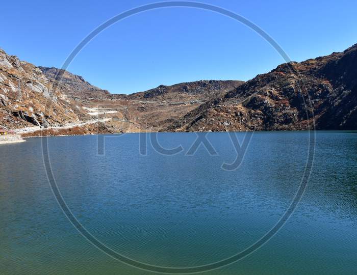 Bluish Green Tso Lhamu Lake