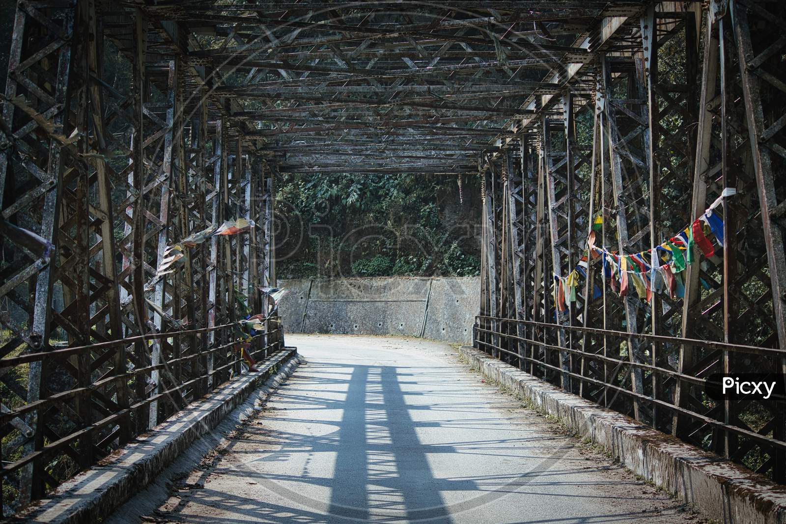 Army bridge in Okhrey