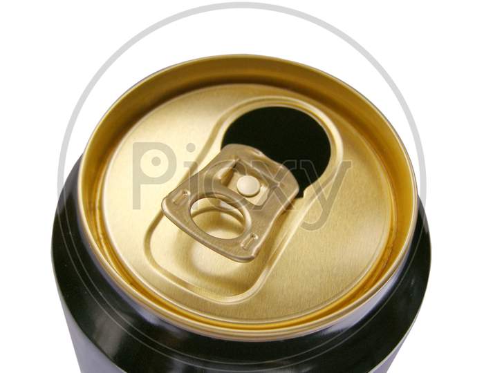 Beer Can Isolated Over White