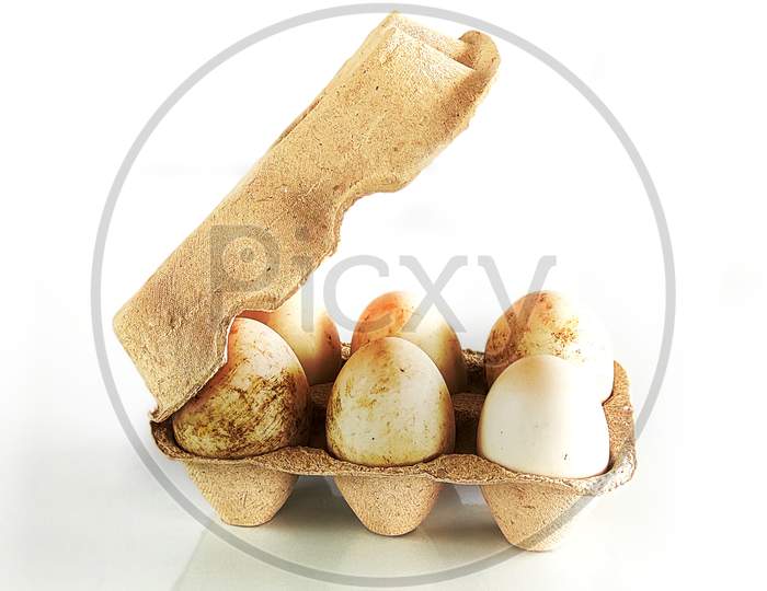 Farm Fresh Duck Eggs In A Carton