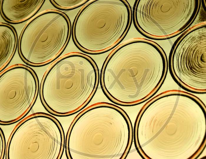 Yellow Glass Texture Background
