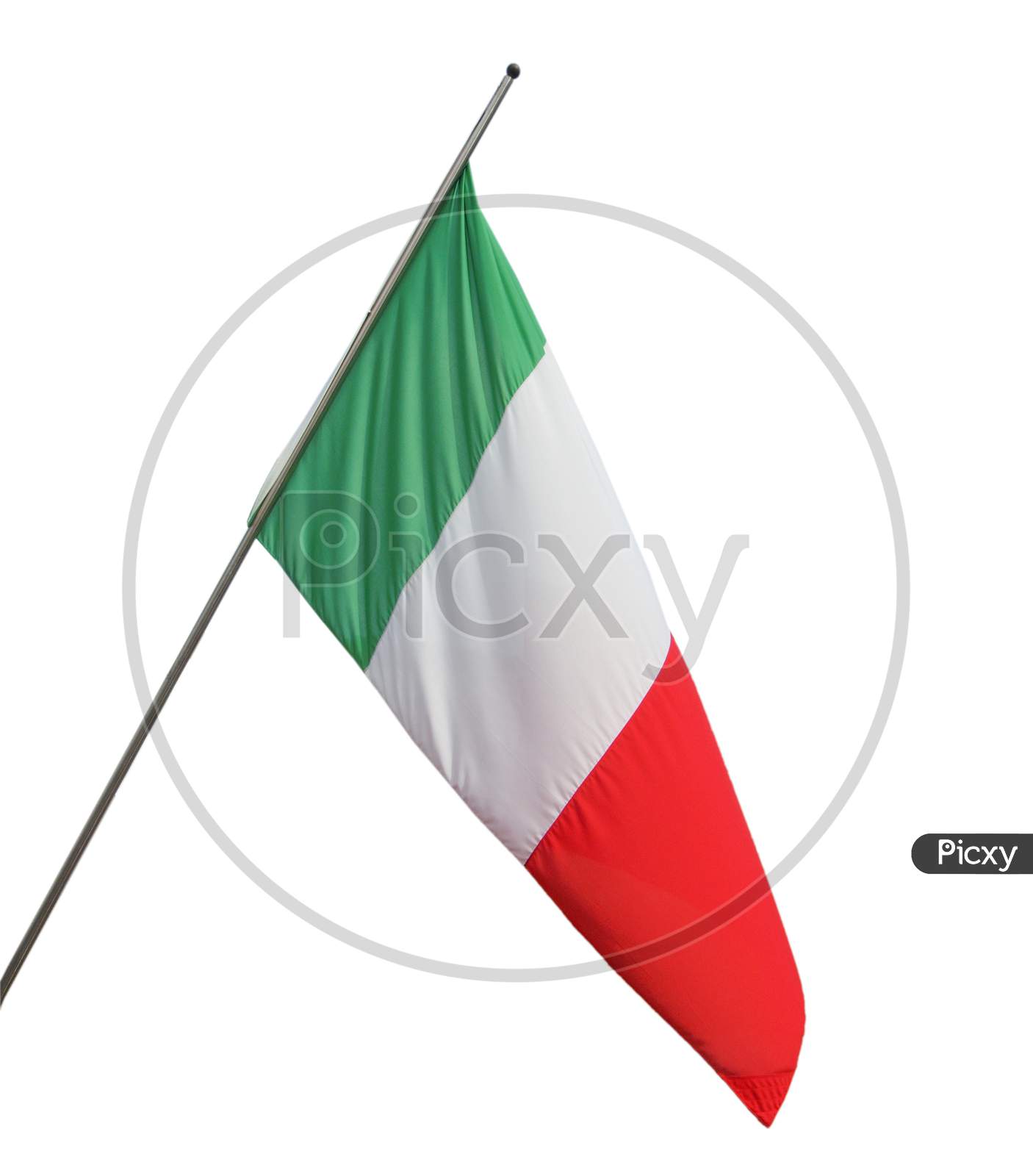 Italian Flag Isolated