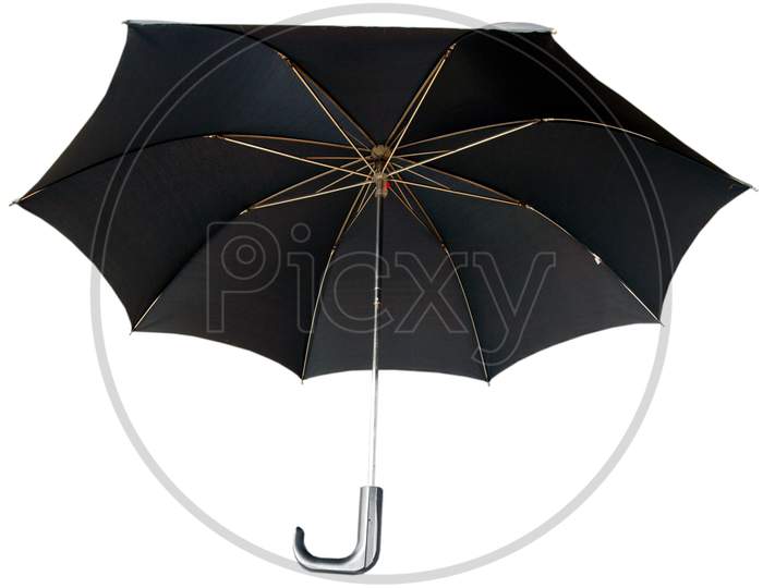 Black Umbrella Isolated