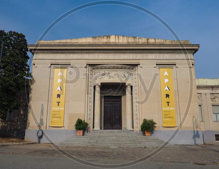 Turin, Italy - Circa October 2019: Promotrice Delle Belle Arti Art Gallery
