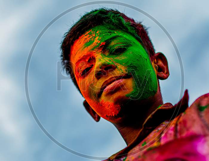 Portrait from Indian festival