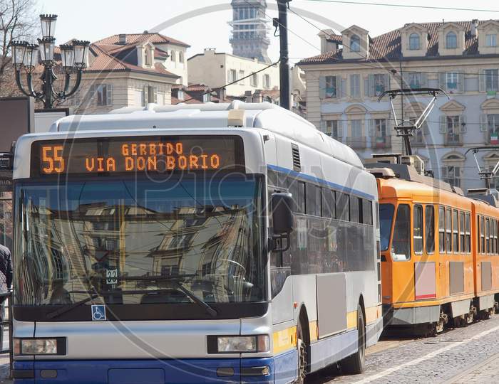 Bus In Turin