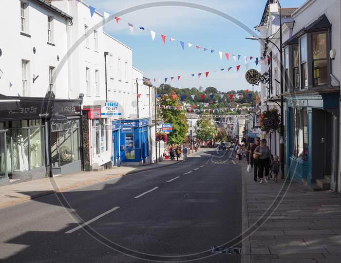 Chepstow, Uk - Circa September 2019: View Of The City Of Chepstow