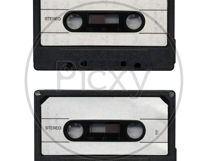 Tape Cassette Isolated