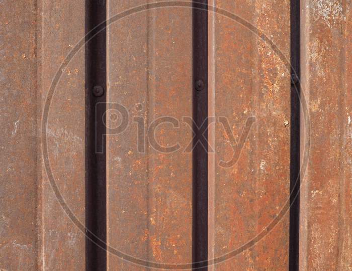 Brown Rusted Steel Metal Texture Background