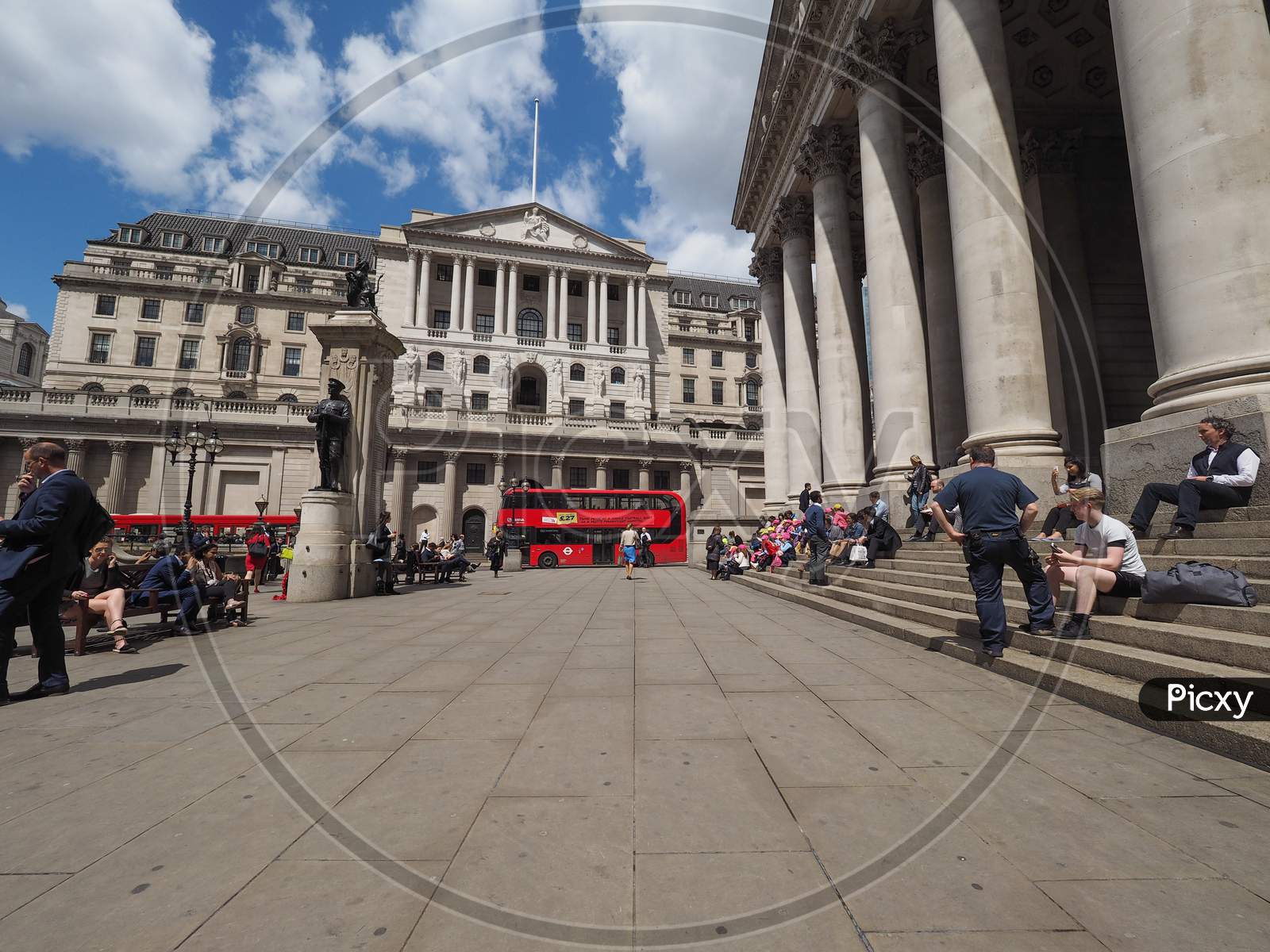 London, Uk - Circa June 2017: The Bank Of England