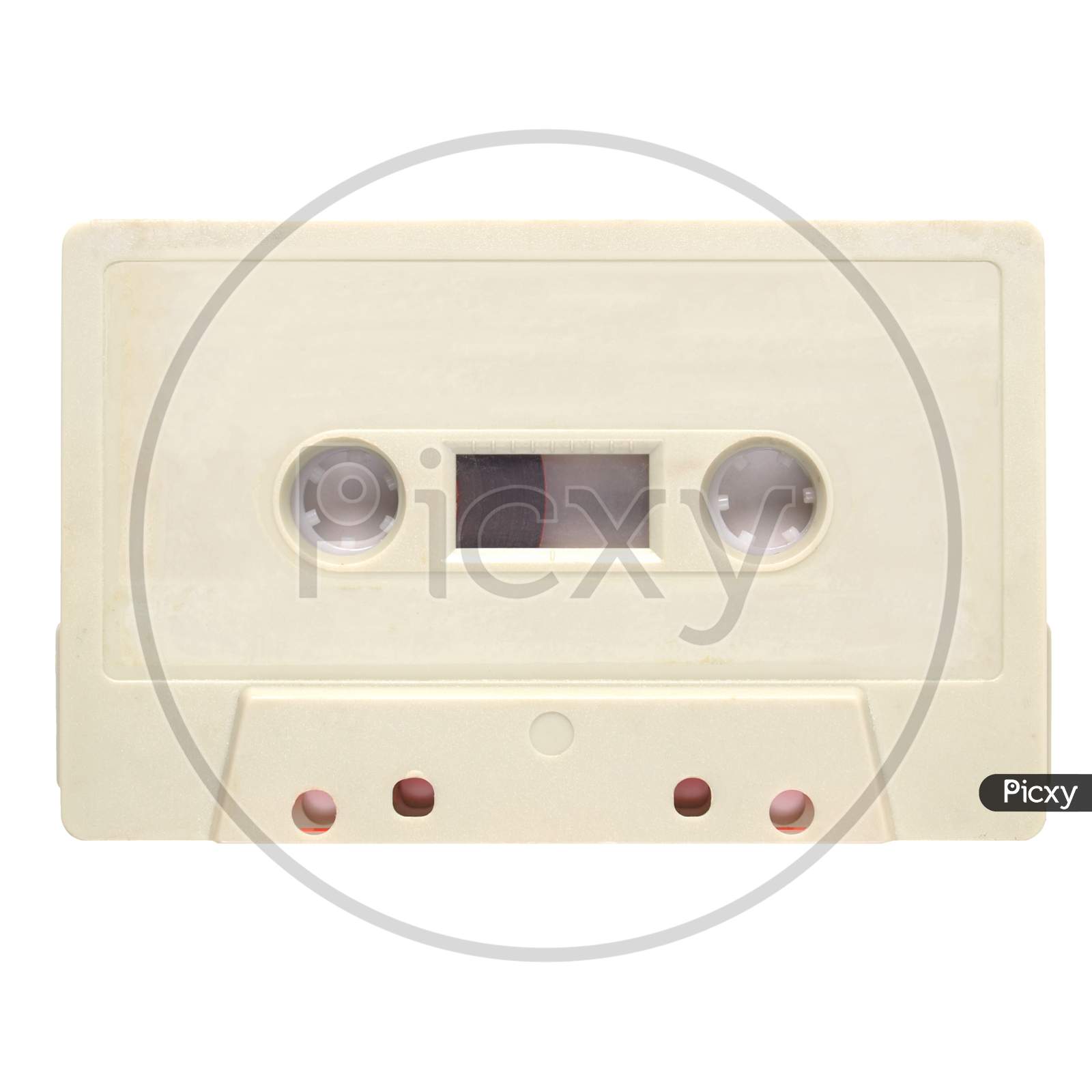 Tape Cassette Isolated