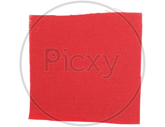 Red Fabric Sample