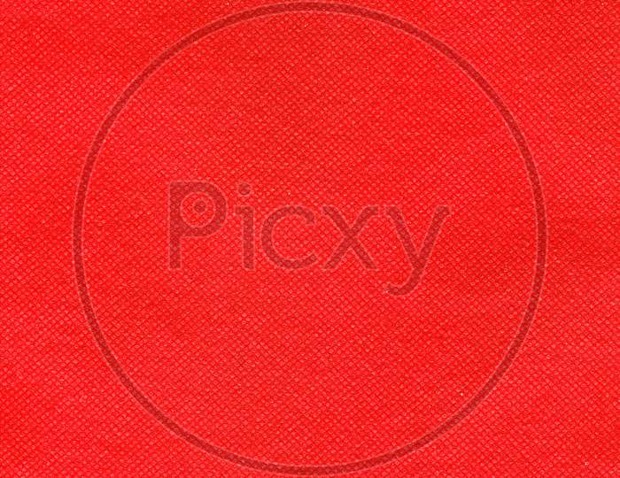 Red Nonwoven Polypropylene Fabric Texture Background