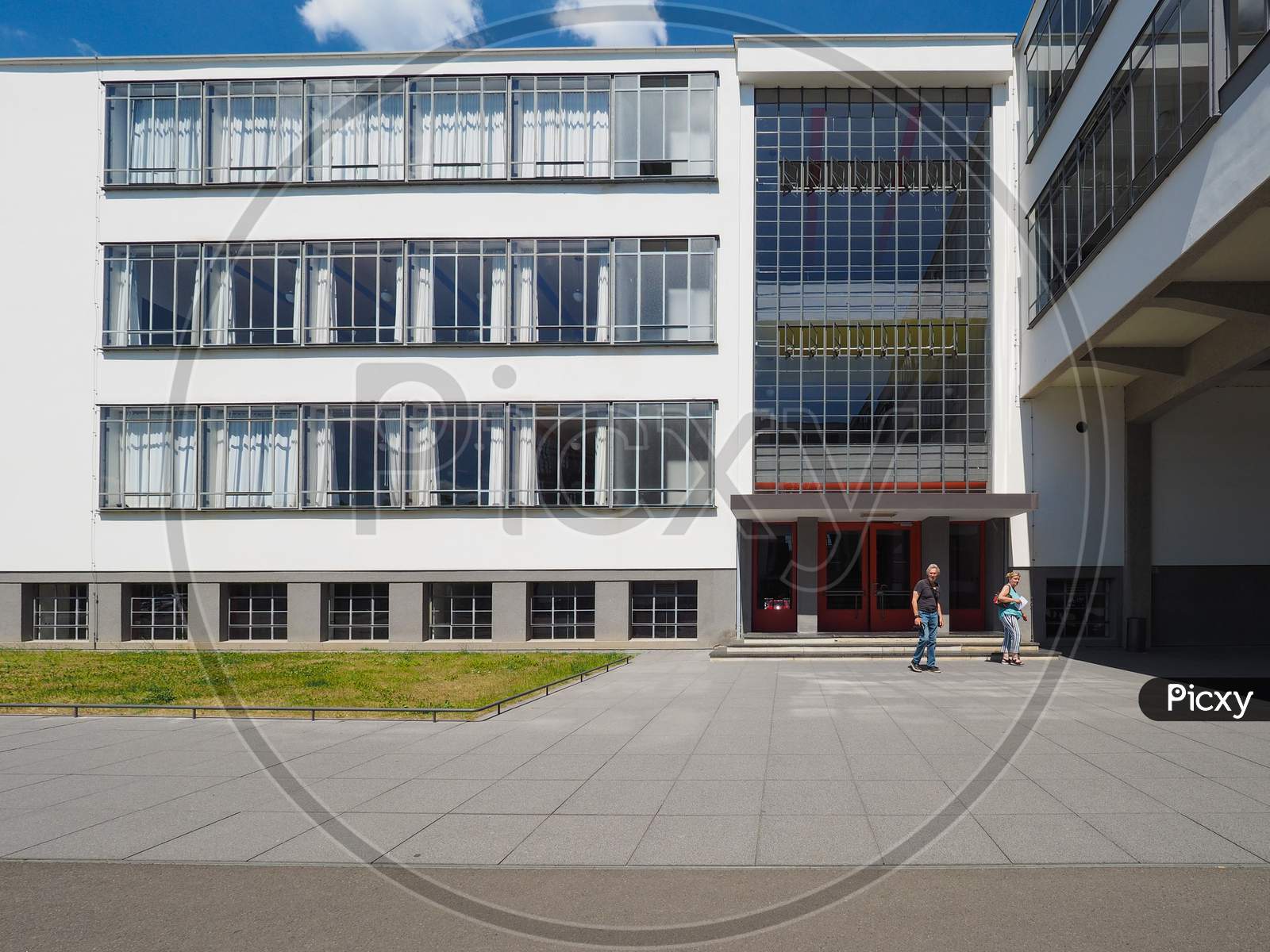 Image Of Dessau, Germany - Circa June 2019: The Bauhaus Art School ...