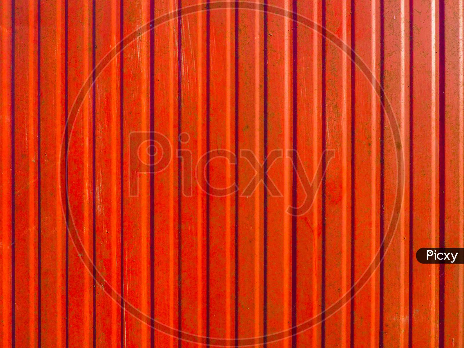 Red Corrugated Steel