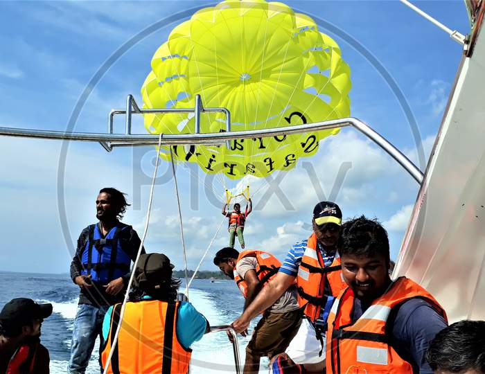 Para-sailing, Andamans