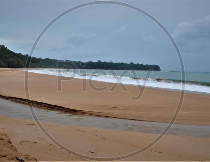 Beautiful Sandy Beach of Little Andaman India