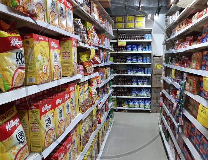 Grocery Products in Shopping Mall in Bongaigaon