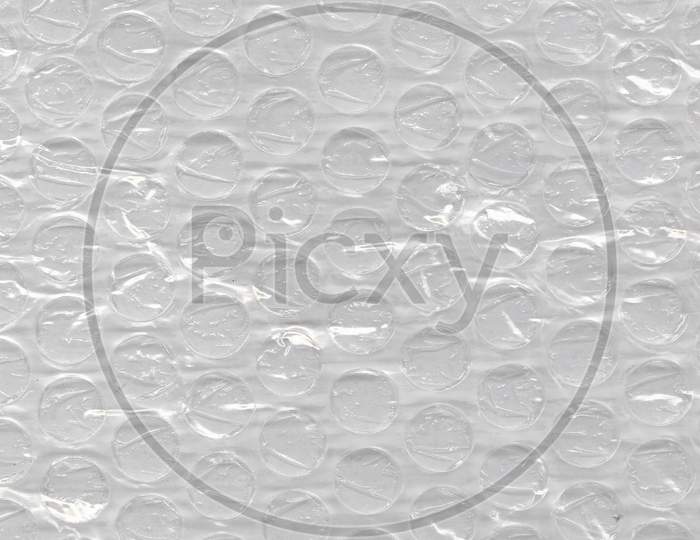 Grey Bubble Wrap Texture Background