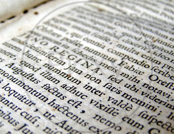 Old Latin Book