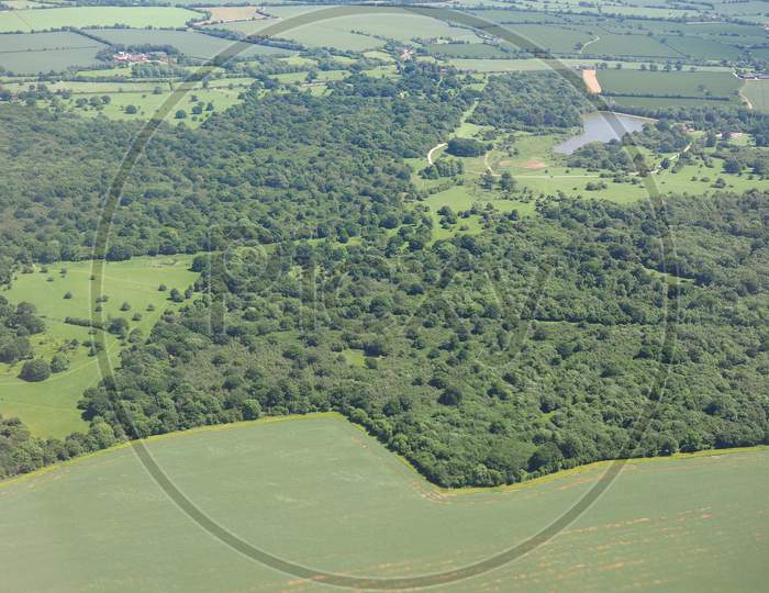Aerial View Of Hatfield Forest
