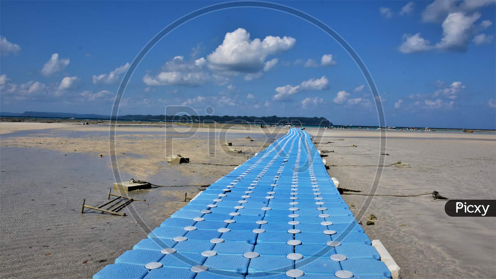 Bharatpur Beach of Neil Island, Long Jetty for Water Sports