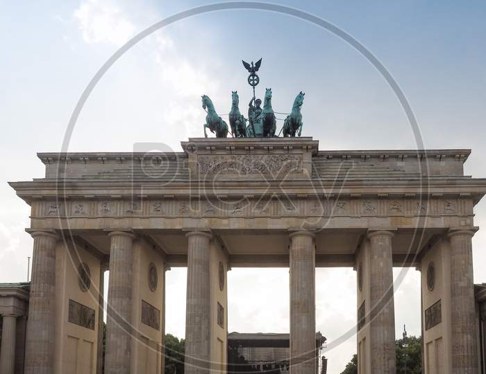 Brandenburger Tor (Brandenburg Gate) In Berlin
