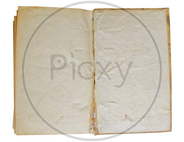 Old Book Isolated
