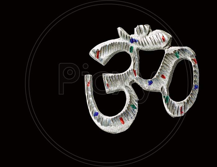 Religious Symbol Om Very Auspicious For Hindu Religion