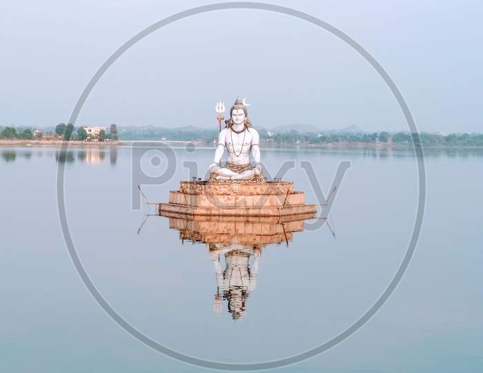 Mahadev in Lake,Rajasthan,India