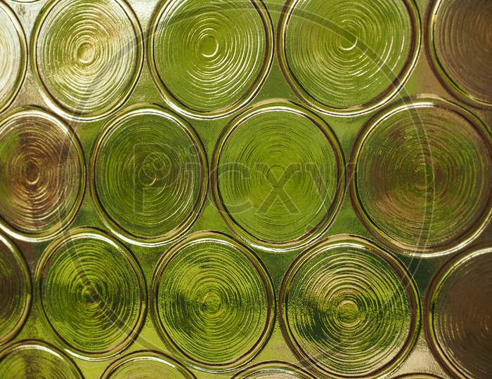 Decorated Glass Background