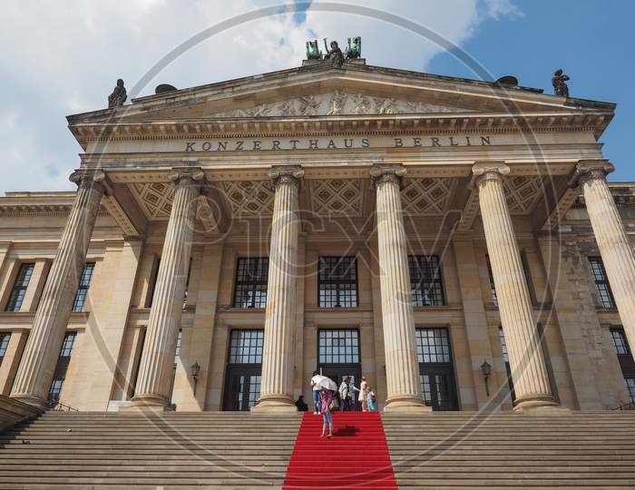 Berlin, Germany - Circa June 2016: Konzerthaus Berlin Concert Hall On The Gendarmenmarkt Square In Central Mitte District