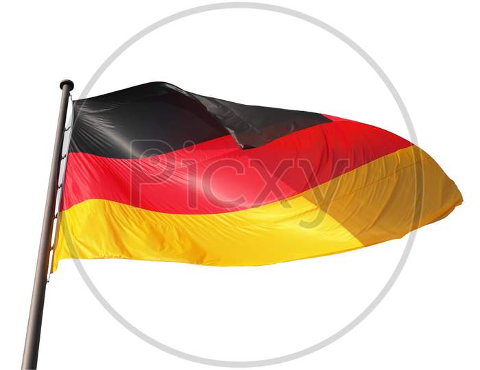 German Flag Isolated
