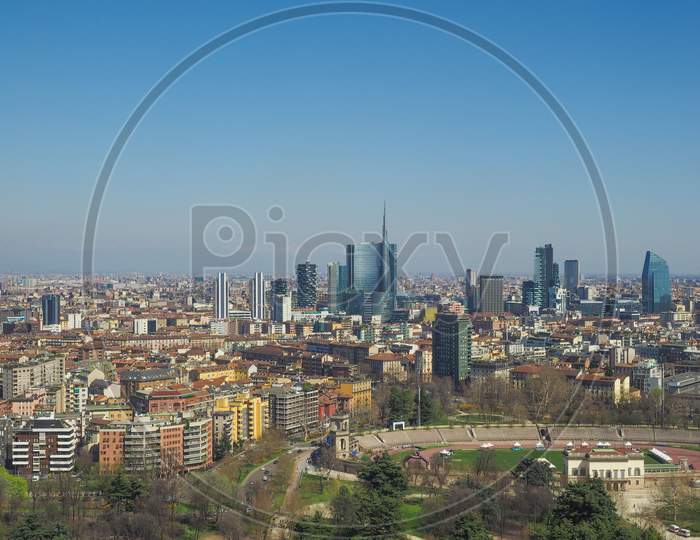 Milan Aerial View