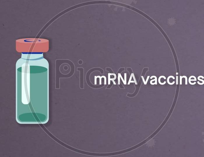 mRNA vaccine illustration