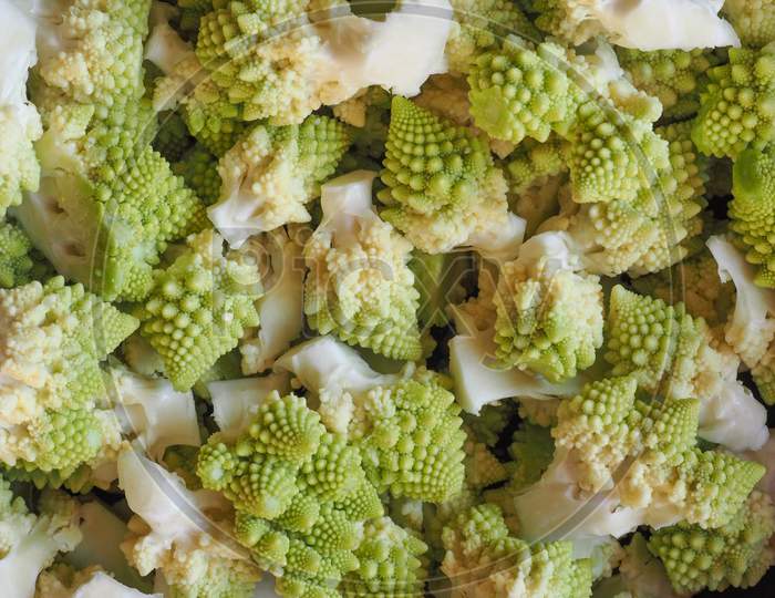 Romanesco Broccoli Vegetables Food