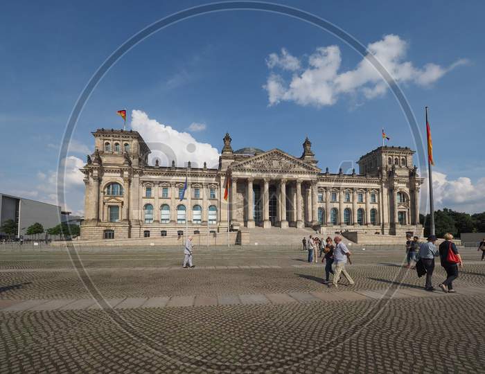 Berlin, Germany - Circa June 2016: Reichstag Houses Of Parliament
