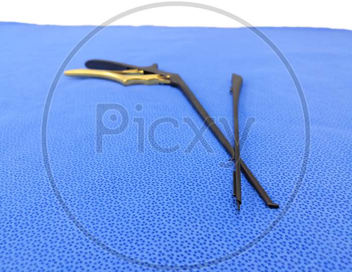 Disassembly Of Surgical Instrument Kerrison Punch Forceps