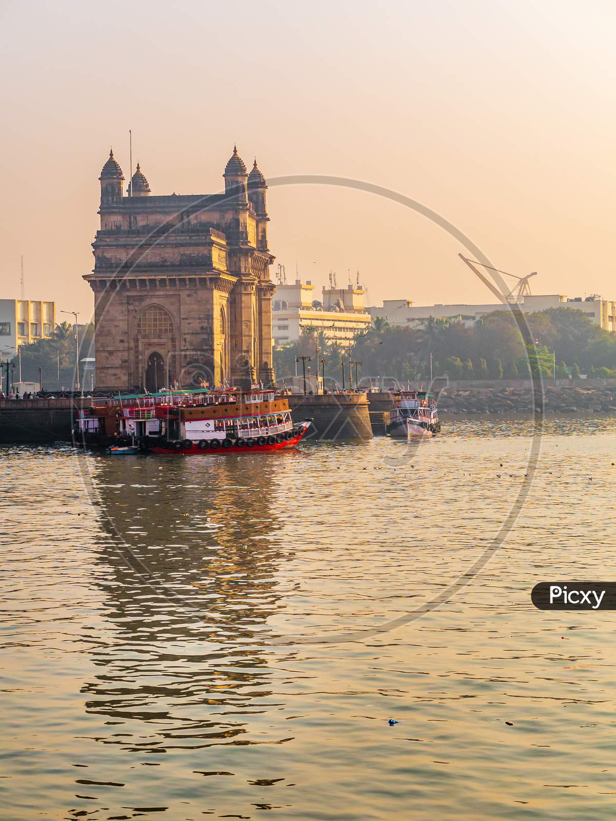 The Gateway Of India Is An Arch-Monument Built In The Early Twentieth Century In The City Of Mumbai, The Most Visited Tourist Place.
