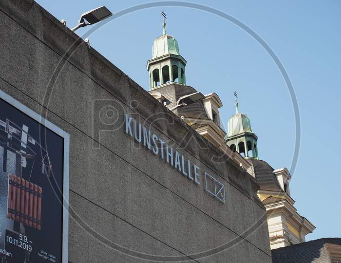 Duesseldorf, Germany - Circa August 2019: Kunsthalle (Meaning Art Gallery)