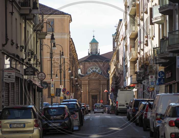 Turin, Italy - Circa January 2018: Chiesa Di San Michele Arcangelo Church