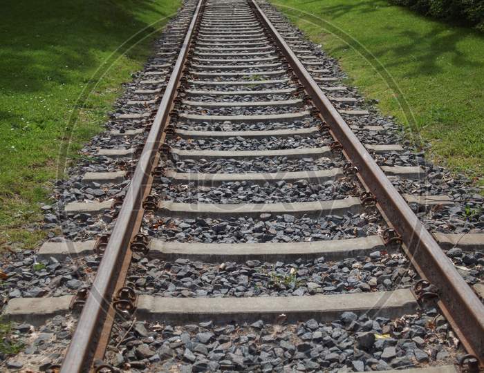 Railway Tracks Perspective