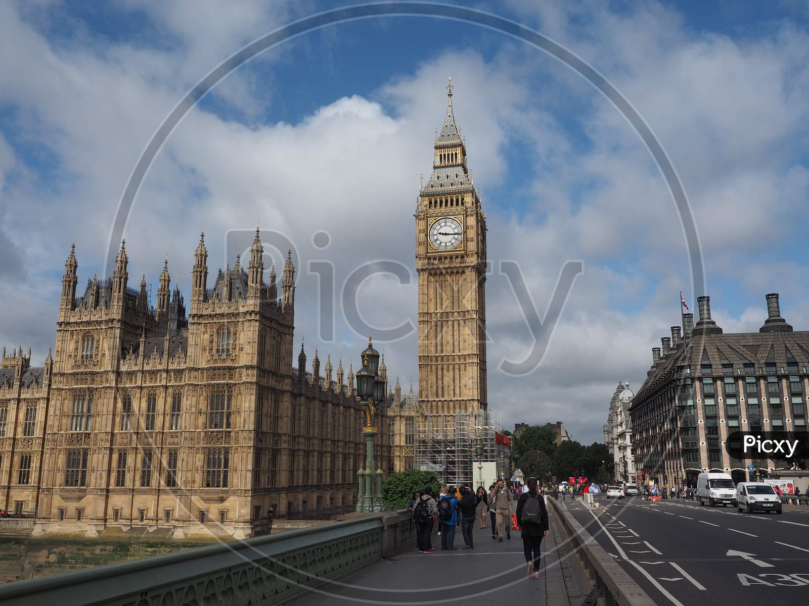 London, Uk - Circa June 2017: Houses Of Parliament Aka Westminster Palace