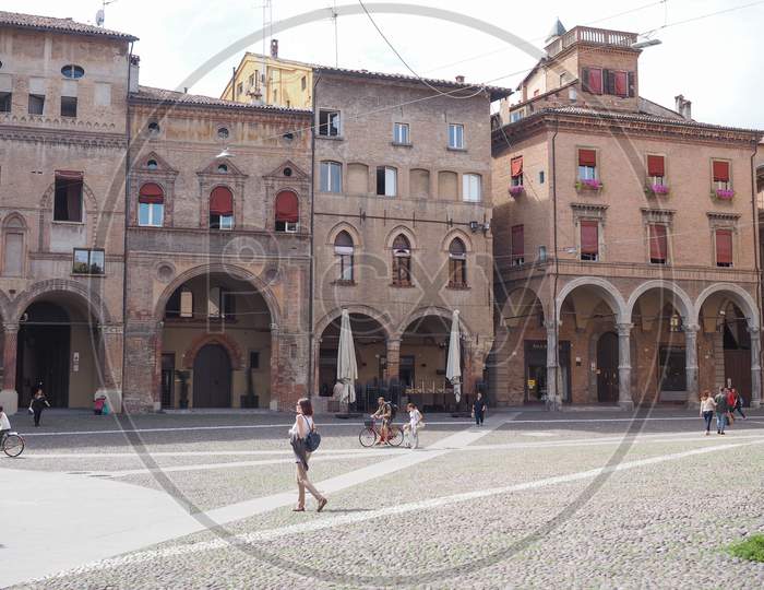 Bologna, Italy - Circa September 2017: Piazza Santo Stefano Square