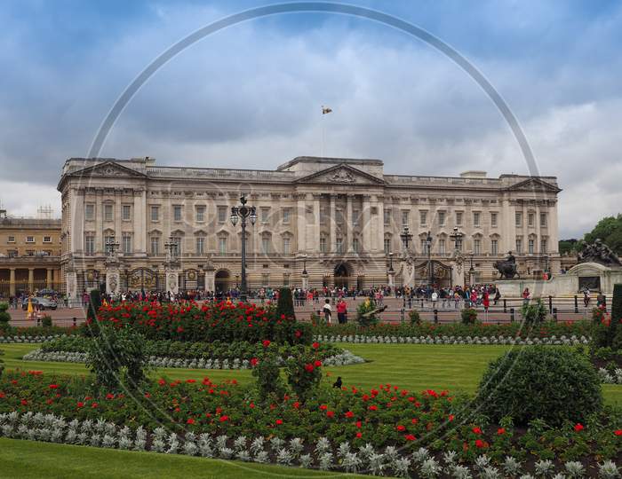 London, Uk - Circa June 2017: Buckingham Palace Royal Palace